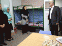 گزارش تصویری هیات رئیسه دانشگاه از خوابگاه خواهران به مناسبت هفته خوابگاه